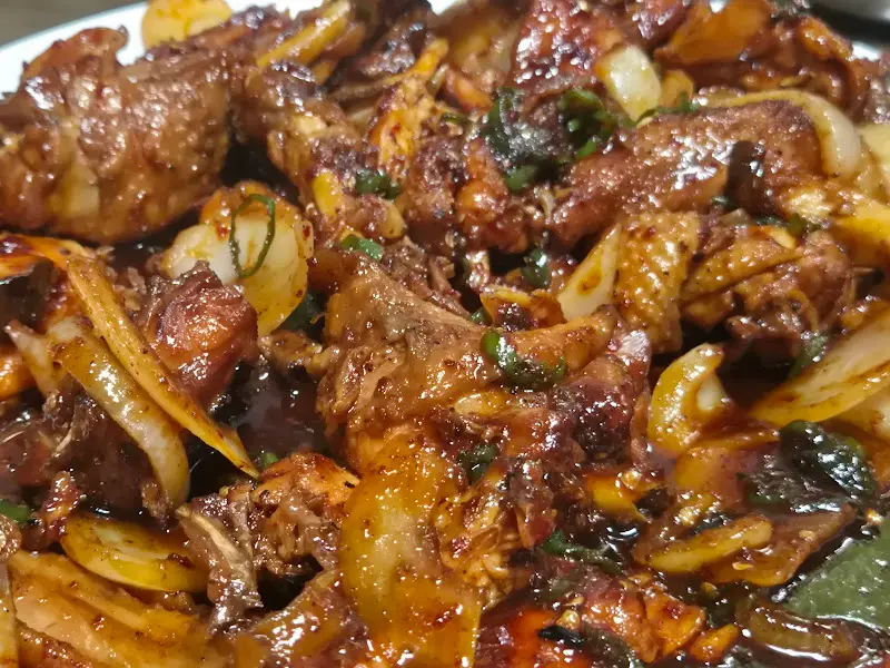 닭조림 비주얼의 닭불고기