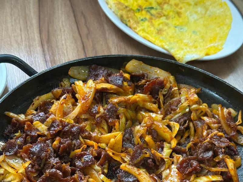 돼지불백과 계란전