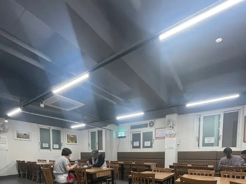 천수식당 내부 모습