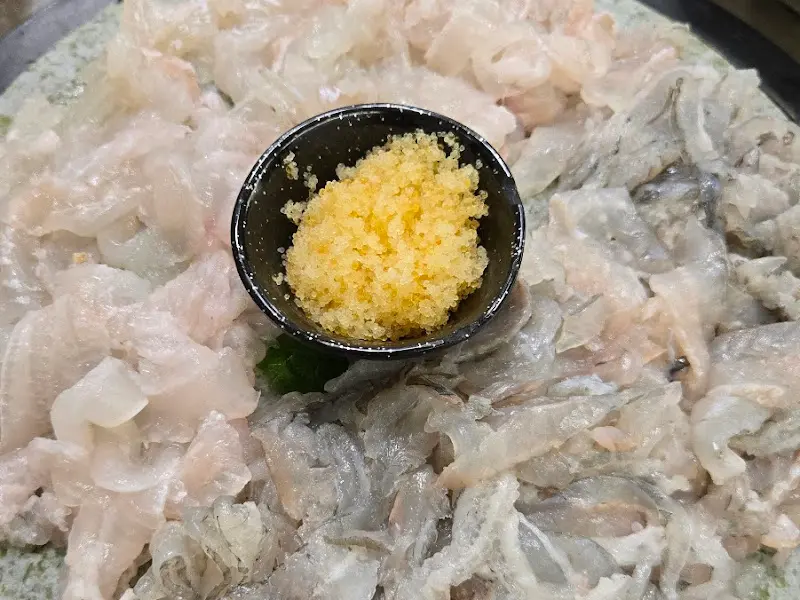 신선함이 가득한 도다리 세꼬시