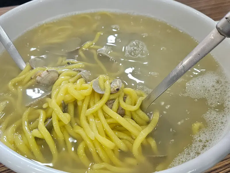 바지락 칼국수