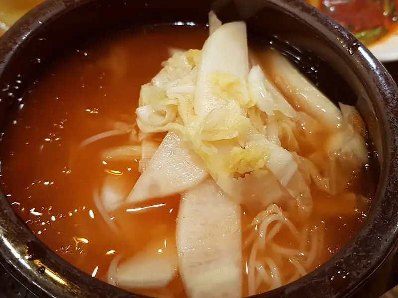 시원한 후식 냉면