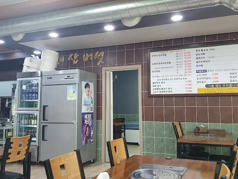 새재산버섯 내부 모습