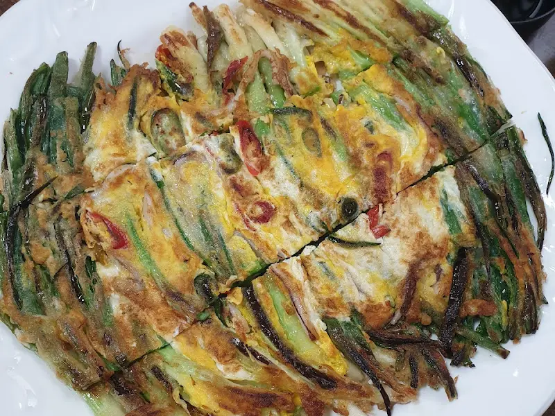 해물이 듬뿍 들어간 해물파전