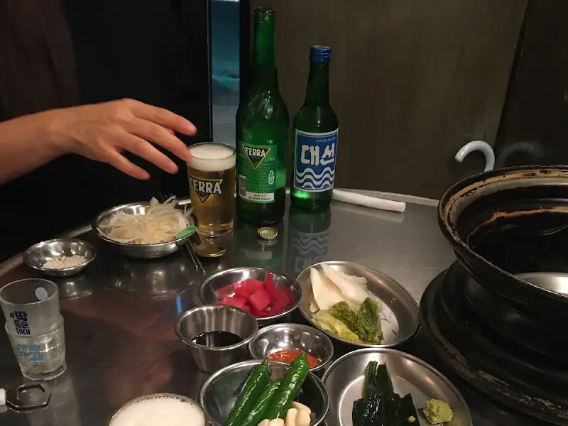 술과 함께 즐기는 한우