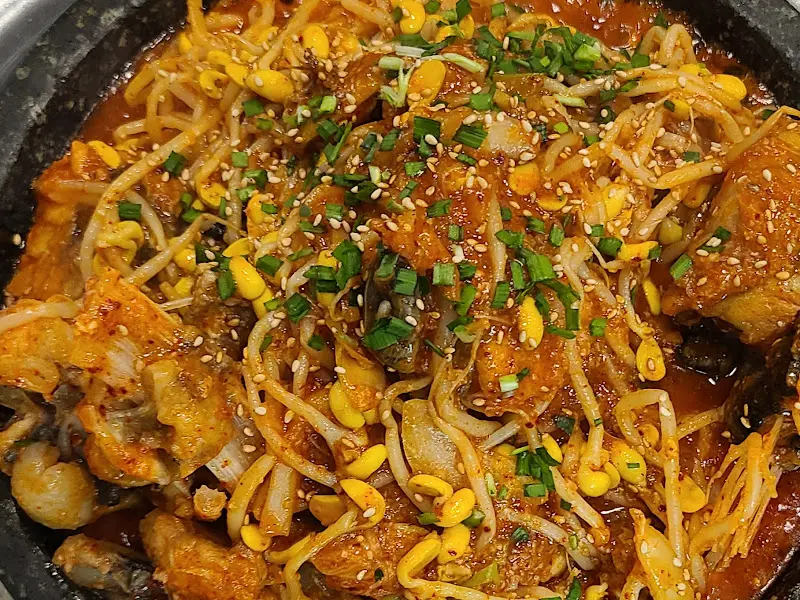 아구찜에 볶아 먹는 볶음밥