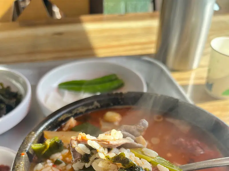 숟가락 위의 국밥