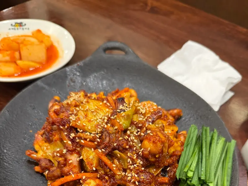 낙지볶음 근접샷