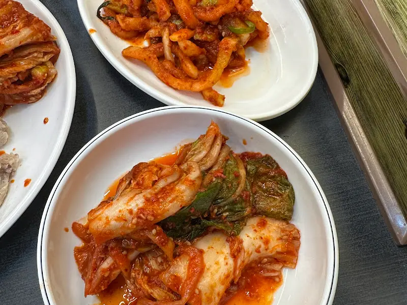 잘 익은 김치의 먹음직스러운 자태