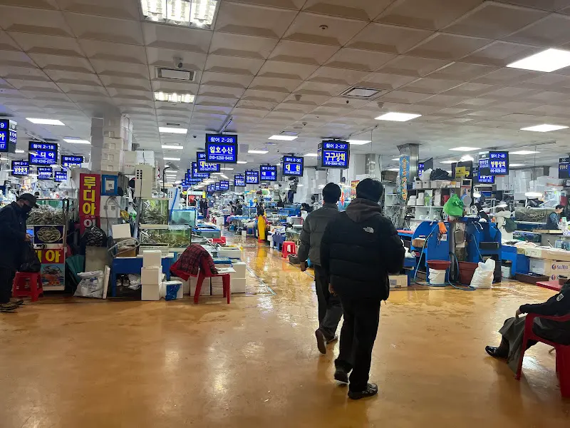 노량진 수산시장 풍경