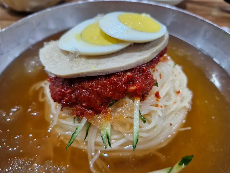 물밀면의 비주얼