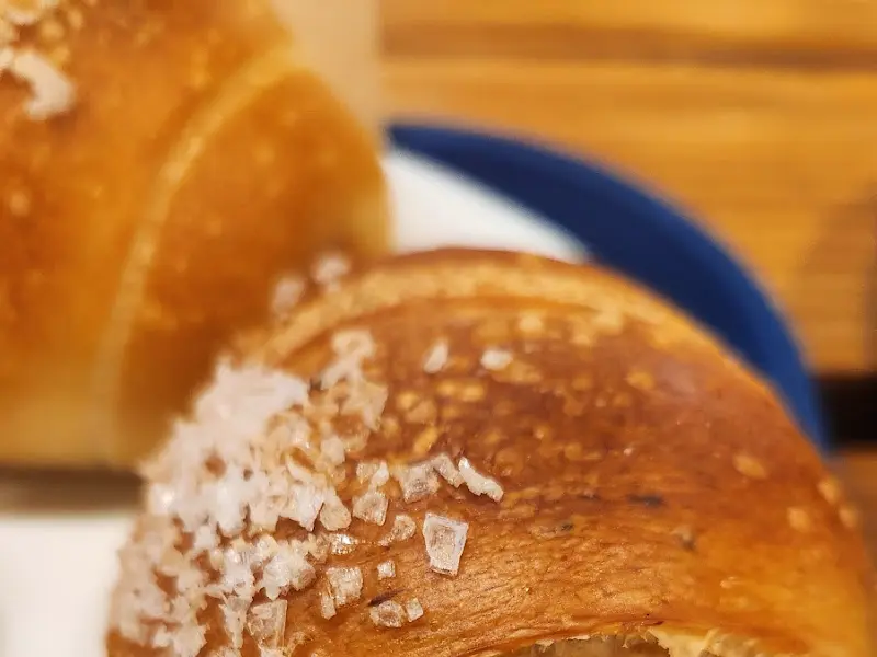 소금빵 클로즈업