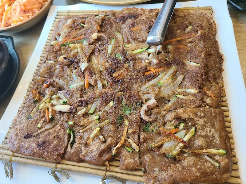 해산물 도토리 부침개