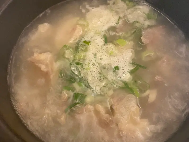 도가니탕 클로즈업