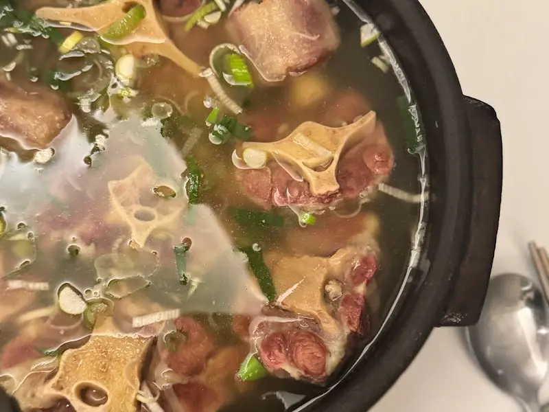 도가니와 꼬리가 들어있는 도가니탕