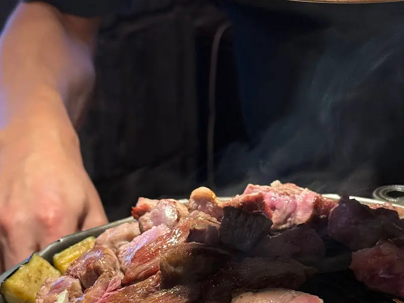 양갈비 굽는 모습2