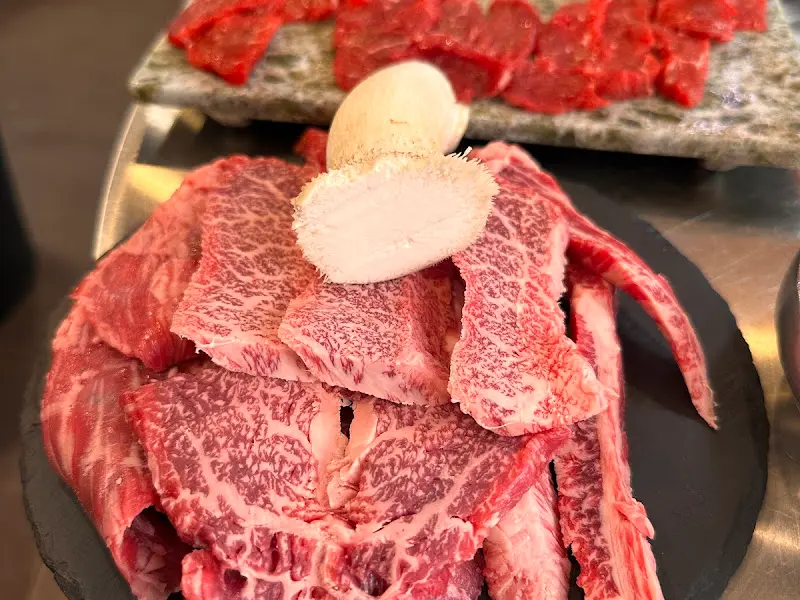 환상적인 마블링의 한우 모듬