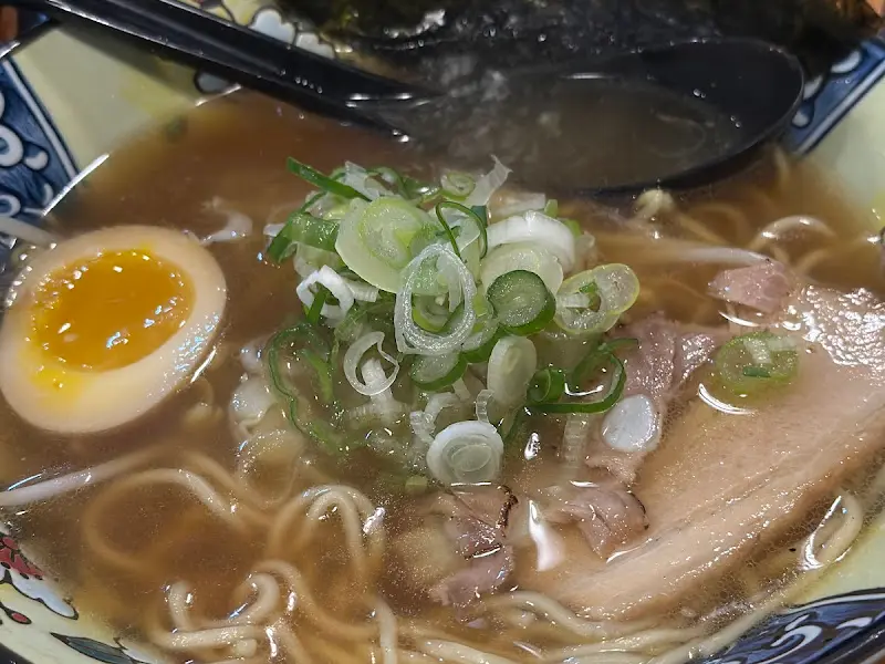 돈코츠 라멘 근접샷