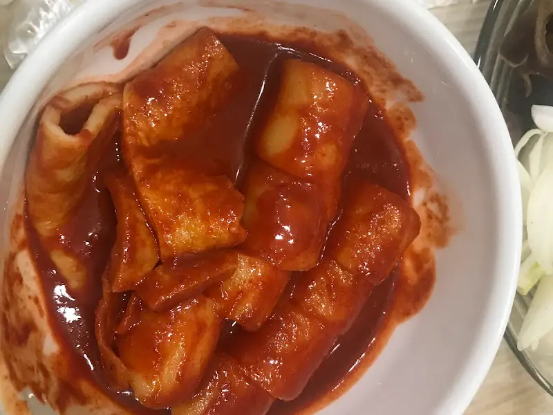 매콤달콤한 떡볶이