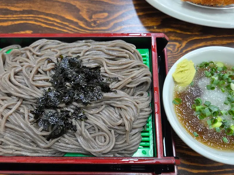 시원한 냉모밀의 모습