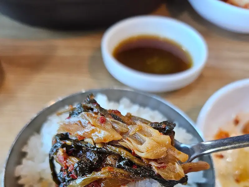 코다리조림과 밥의 환상적인 조화