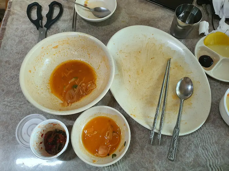 식사를 마친 후