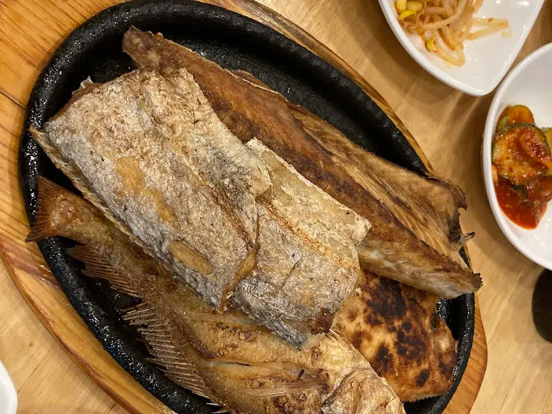 생선구이 클로즈업