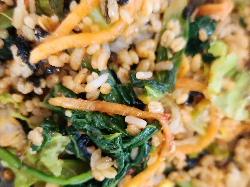 보리밥 비빔밥 근접샷