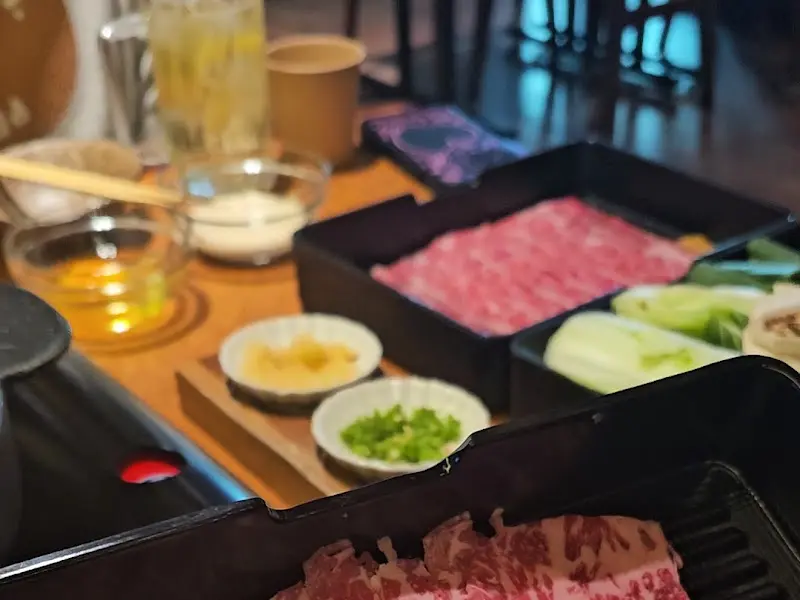 스키야키 한상차림