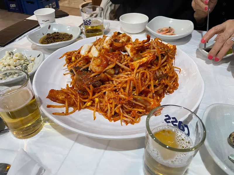 해물찜과 맥주