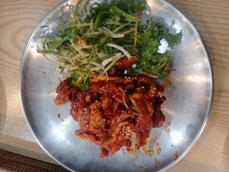 매콤한 더덕오리고기