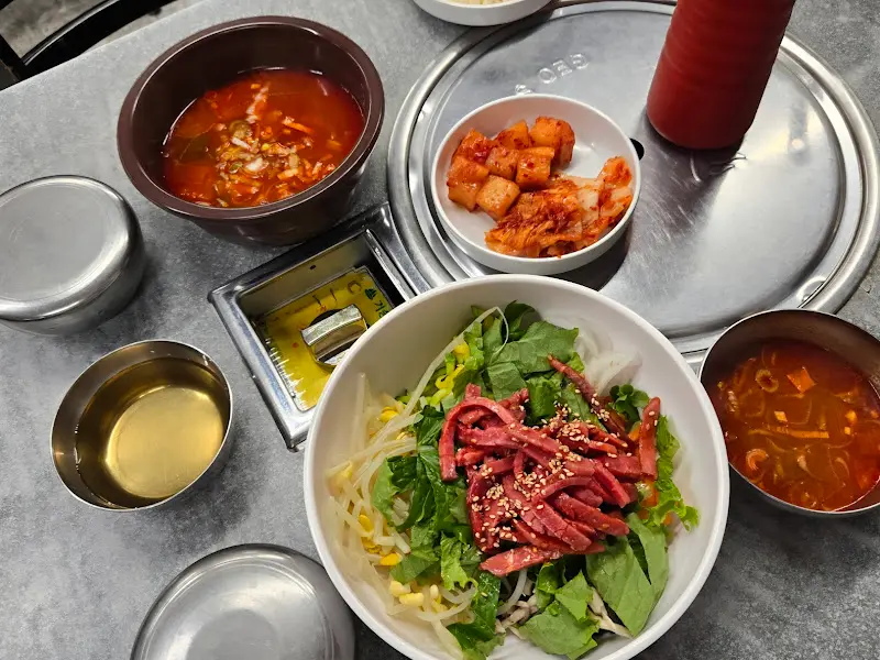 육회비빔밥 한상차림