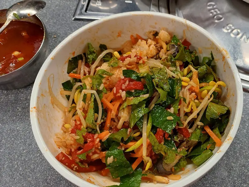 청송옥의 국밥, 김치, 깍두기