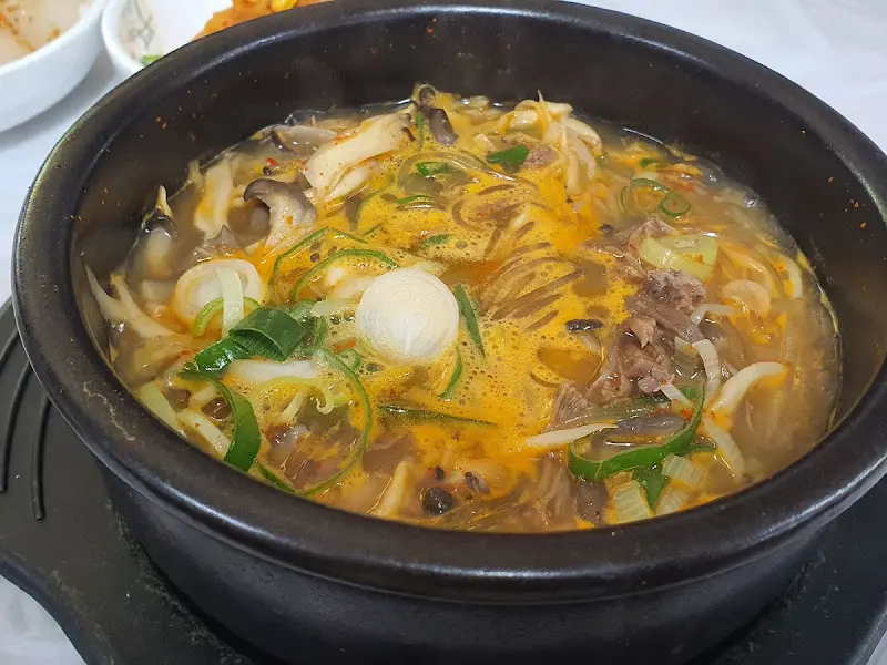 버섯육개장