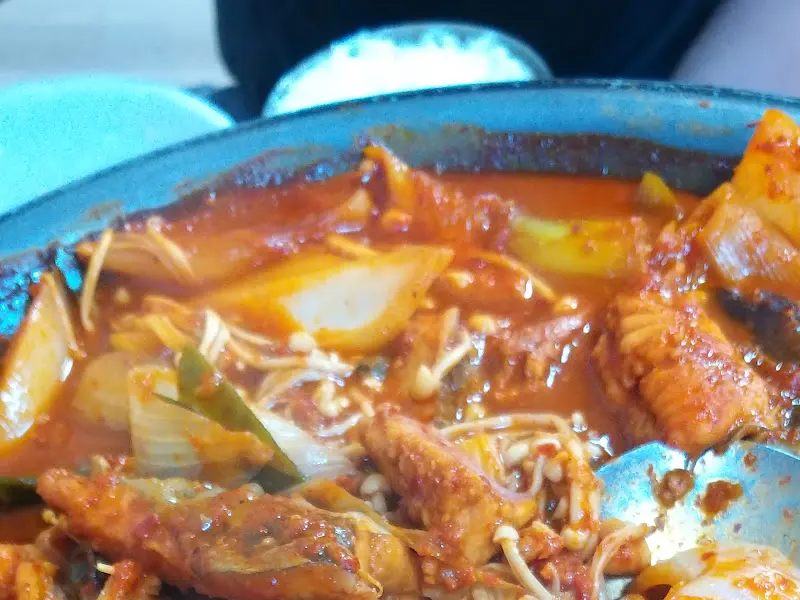 메기 불고기 근접샷