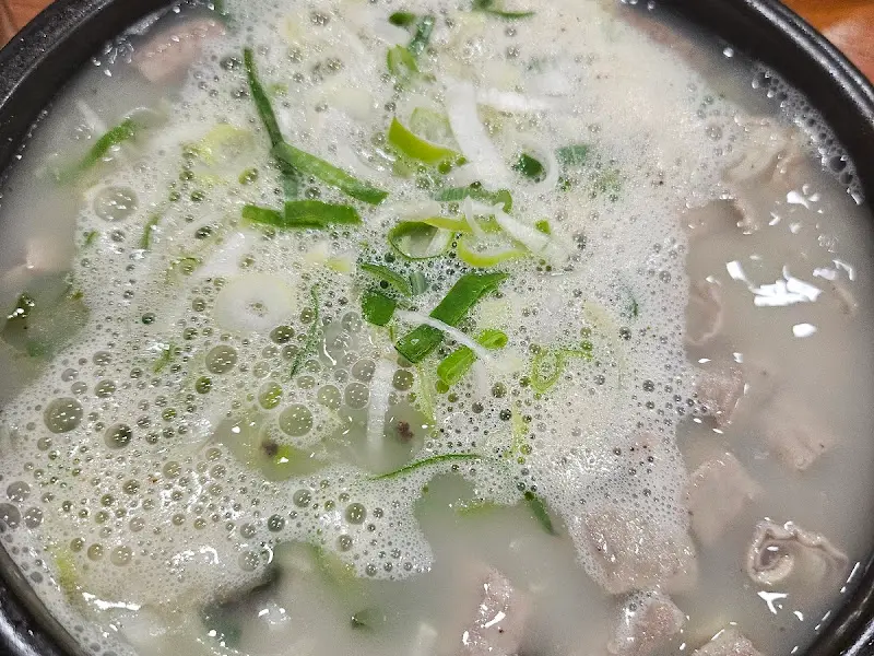 순대국 국물