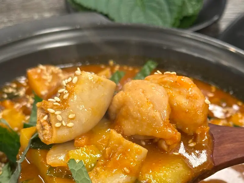 곱창 확대 사진