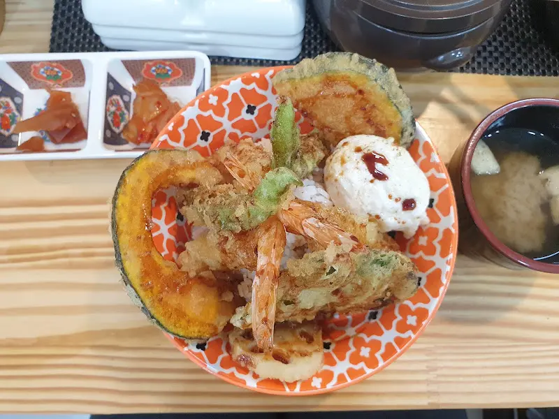 텐동 한 상 차림