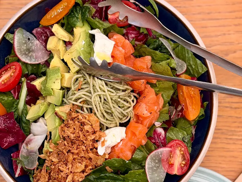 연어 포케 파스타