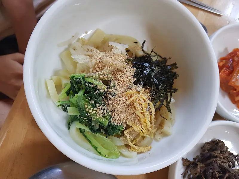 청포묵 비빔밥