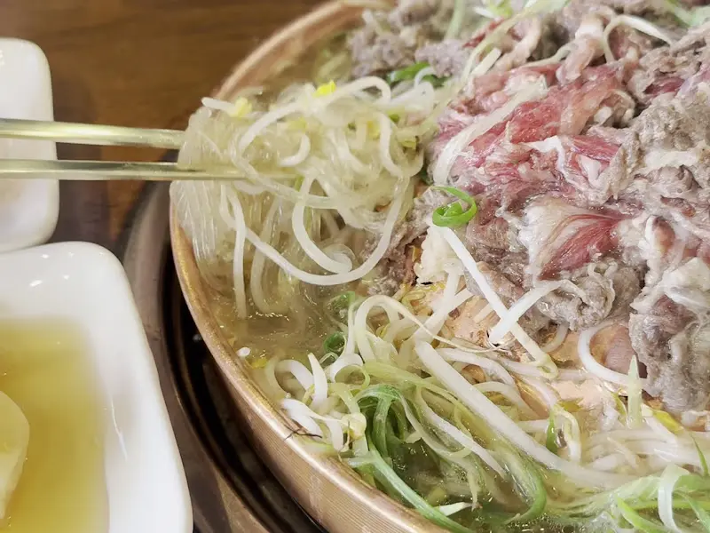 당면과 함께 즐기는 불고기