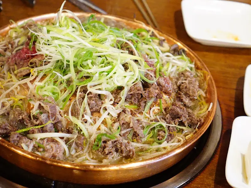 불고기 전체 샷