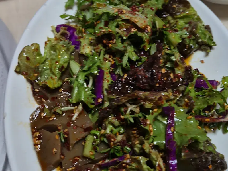 샐러드 클로즈업