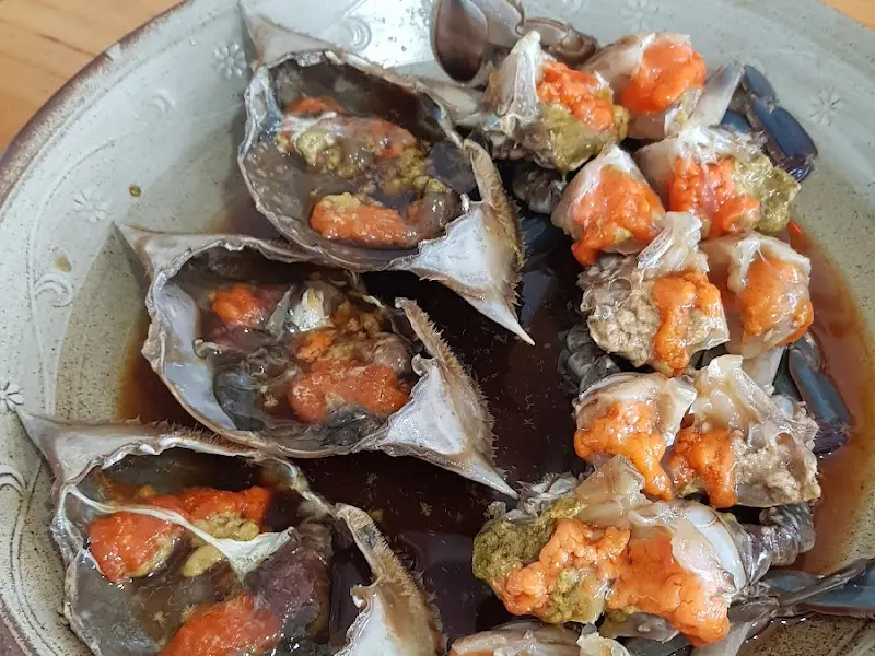 신선하고 맛있는 간장게장