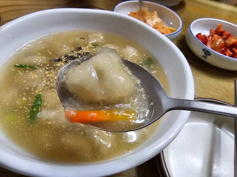 감자옹심이 클로즈업