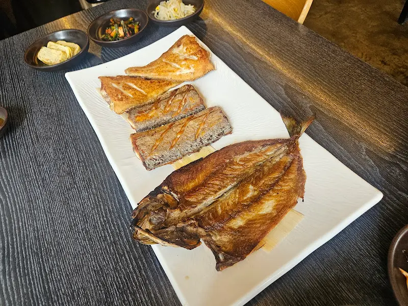 모듬 생선구이 클로즈업