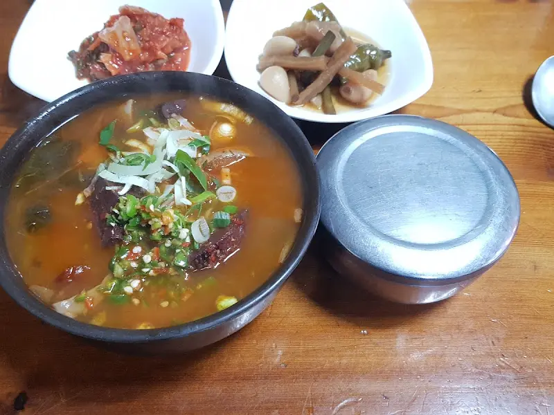 잔치국수 한 상 차림