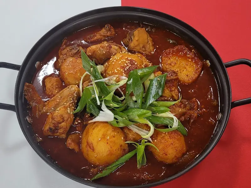 닭도리탕 클로즈업