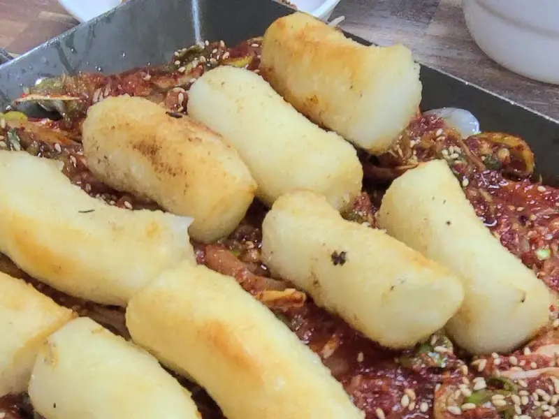 겉바속촉 떡구이