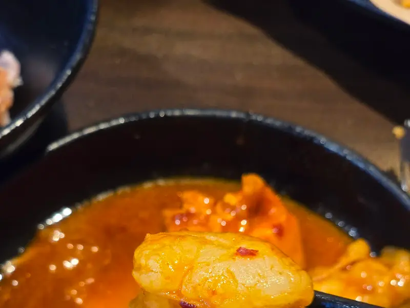 곱도리탕 속 닭고기